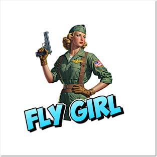 Fly Girl Posters and Art